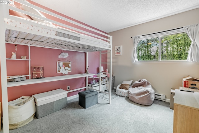6745 SW Scholls Ferry Rd Unit 10, Beaverton, OR 97008 - carpeted bedroom featuring a baseboard radiator and baseboards