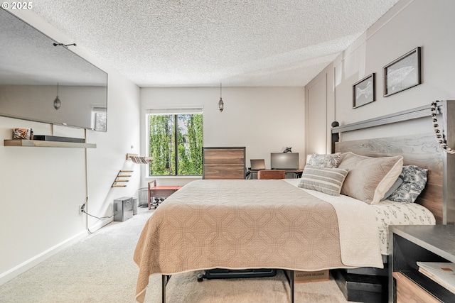 6745 SW Scholls Ferry Rd Unit 10, Beaverton, OR 97008 - carpeted bedroom with a textured ceiling and baseboards