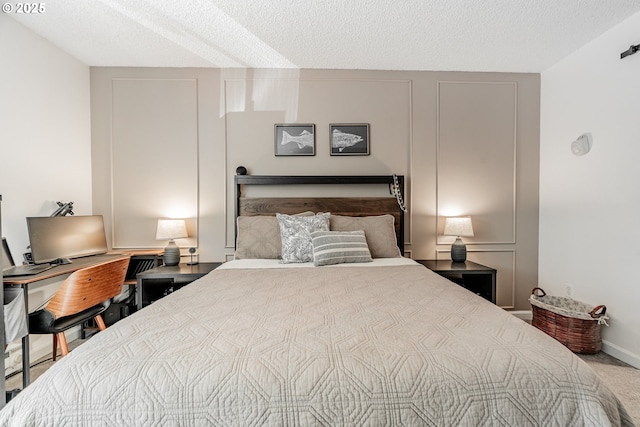 6745 SW Scholls Ferry Rd Unit 10, Beaverton, OR 97008 - carpeted bedroom with a textured ceiling