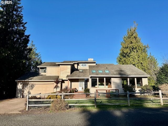 view of rear view of house