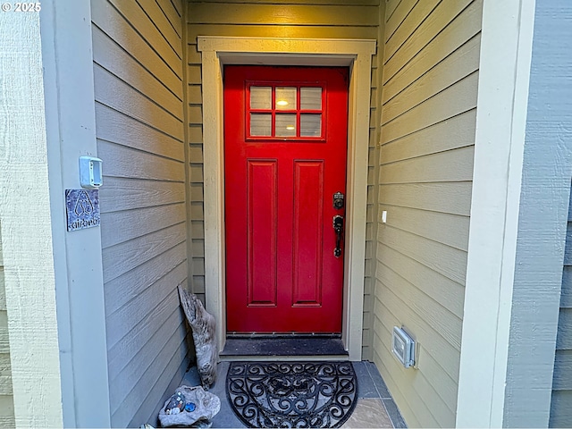 view of entrance to property