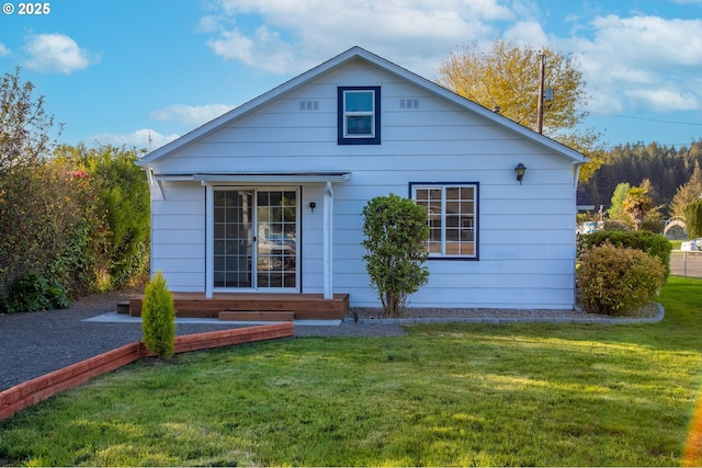 276 S 21st St, Reedsport, OR 97467 - back of property featuring a lawn