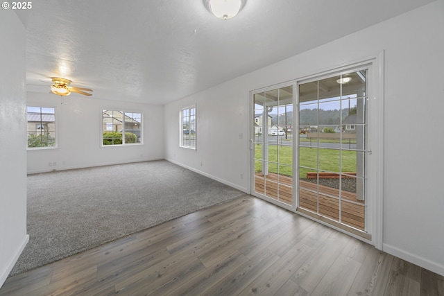 276 S 21st St, Reedsport, OR 97467 - spare room with baseboards, healthy amount of natural light, and wood finished floors