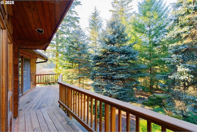 view of deck