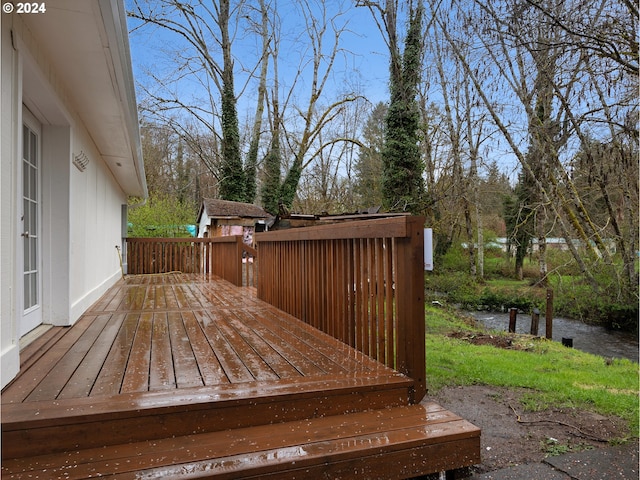 view of deck