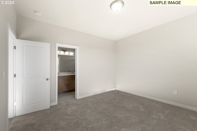 1201 NE Emerald Dr, Hermiston, OR 97838 - unfurnished bedroom with light carpet and ensuite bathroom