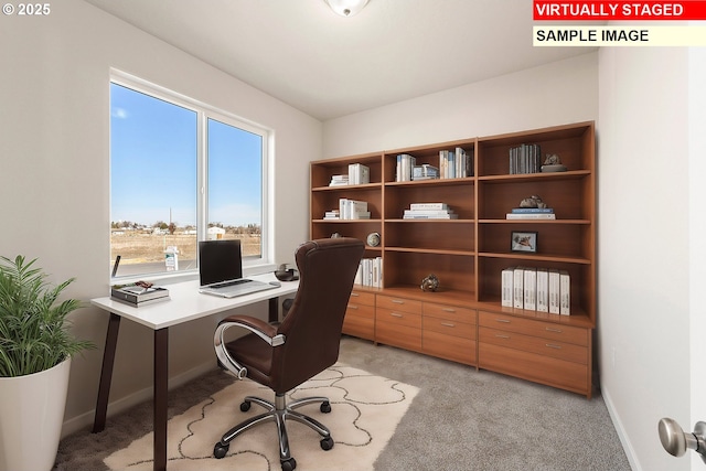 1201 NE Emerald Dr, Hermiston, OR 97838 - office area with light carpet and baseboards