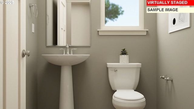 bathroom with toilet