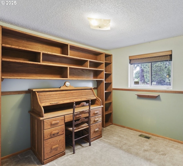17445 S Beckman Rd, Oregon City, OR 97045 - unfurnished office featuring a textured ceiling, light colored carpet, and baseboards