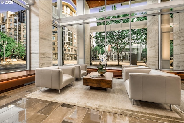 view of community lobby