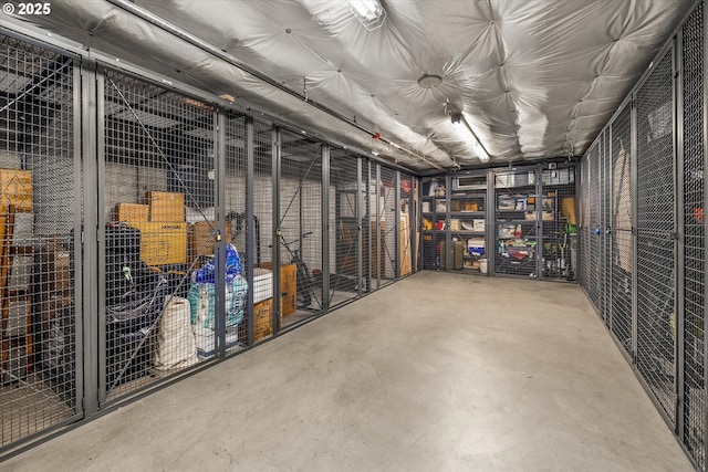 view of storage room