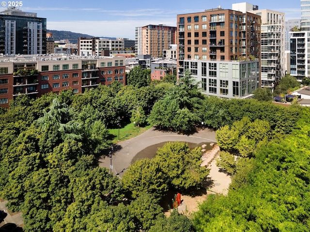 exterior space featuring a view of city