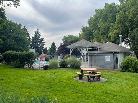 8396 SW Mohawk St, Tualatin, OR 97062 - view of yard featuring a gazebo