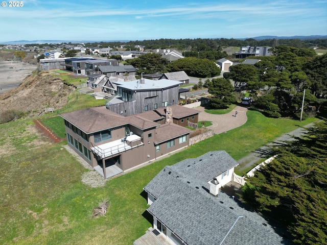 drone / aerial view featuring a residential view