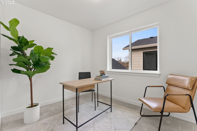 5712 SE Ramona St Unit C, Portland, OR 97206 - office featuring light colored carpet and baseboards