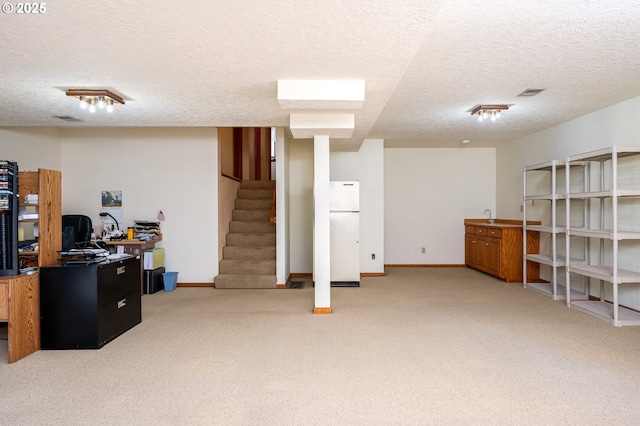 11560 SE 108th Ave, Happy Valley, OR 97086 - office space with light colored carpet and a textured ceiling