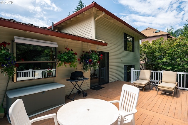 11560 SE 108th Ave, Happy Valley, OR 97086 - wooden terrace with grilling area