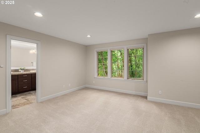 4661 Trillium, Woods, Lake Oswego, OR 97035 - empty room with light colored carpet and recessed lighting