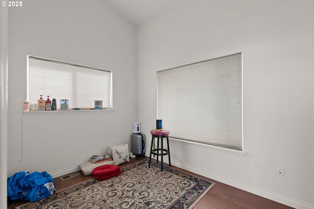 175 Truman Dr, Umatilla, OR 97882 - recreation room featuring visible vents, baseboards, and wood finished floors