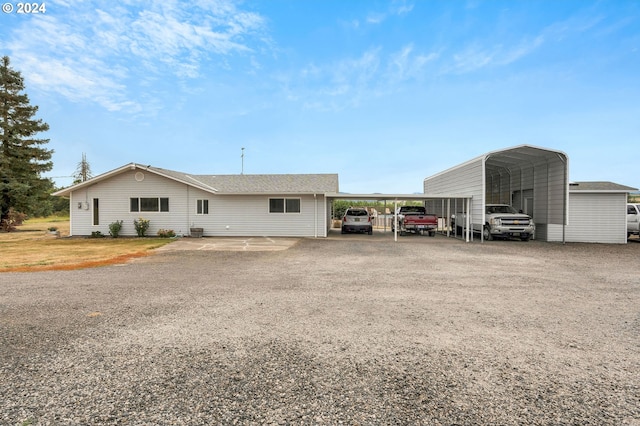6836 NW Bony Rd, Yamhill, OR 97148 - back of house featuring driveway