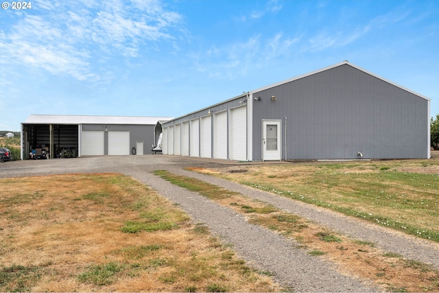 6836 NW Bony Rd, Yamhill, OR 97148 - view of pole building featuring a lawn