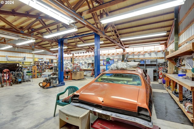 6836 NW Bony Rd, Yamhill, OR 97148 - garage featuring a workshop area