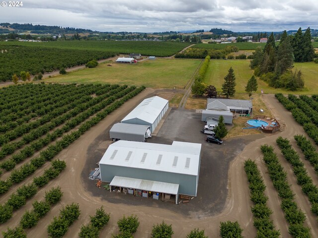 6836 NW Bony Rd, Yamhill, OR 97148 - aerial view of sparsely populated area with farmland