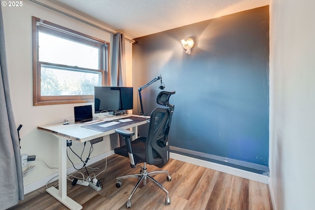 24492 SE Three Cedars St, Damascus, OR 97089 - office featuring baseboards and wood finished floors