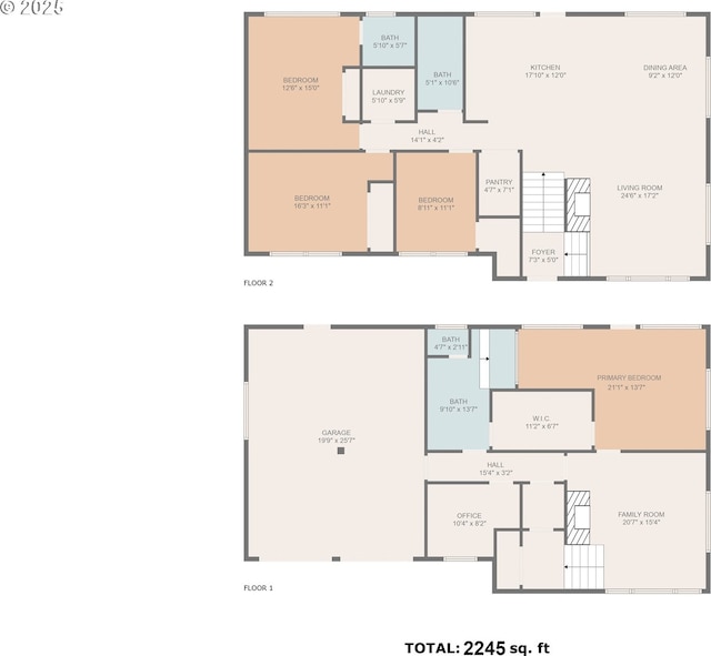 24492 SE Three Cedars St, Damascus, OR 97089 - view of room layout