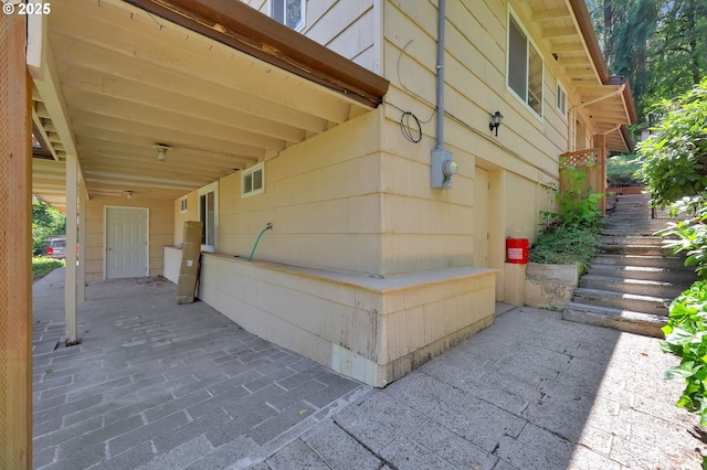 8157 S A St, Springfield, OR 97478 - view of patio featuring stairs