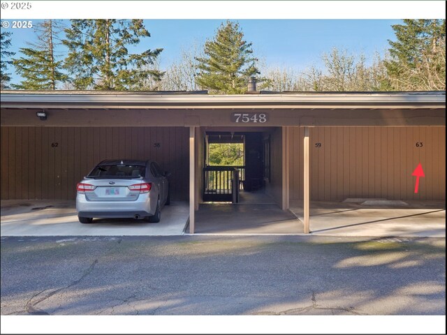 7548 SW Barnes Rd Unit G, Portland, OR 97225 - view of covered parking lot