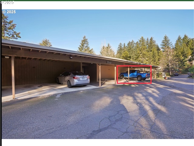 7548 SW Barnes Rd Unit G, Portland, OR 97225 - view of covered parking lot