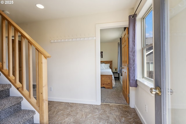 1105 29th St, Hood River, OR 97031 - staircase with baseboards