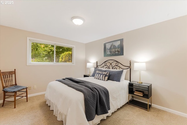 8740 SW Bomar Ct, Portland, OR 97223 - bedroom featuring light carpet and baseboards