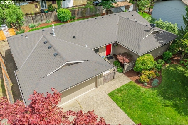 8740 SW Bomar Ct, Portland, OR 97223 - aerial view of property and surrounding area