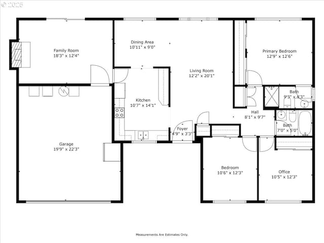 8740 SW Bomar Ct, Portland, OR 97223 - floor plan / room layout