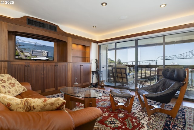 1 3rd St Unit 501, Astoria, OR 97103 - living room with recessed lighting