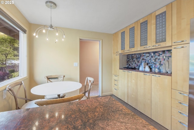 2691 Country Ln, Eugene, OR 97401 - dining area featuring a chandelier