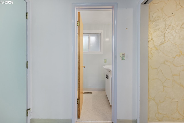 2691 Country Ln, Eugene, OR 97401 - bathroom featuring vanity and baseboards