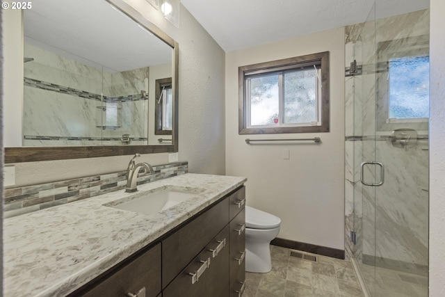2691 Country Ln, Eugene, OR 97401 - bathroom with a marble finish shower and vanity