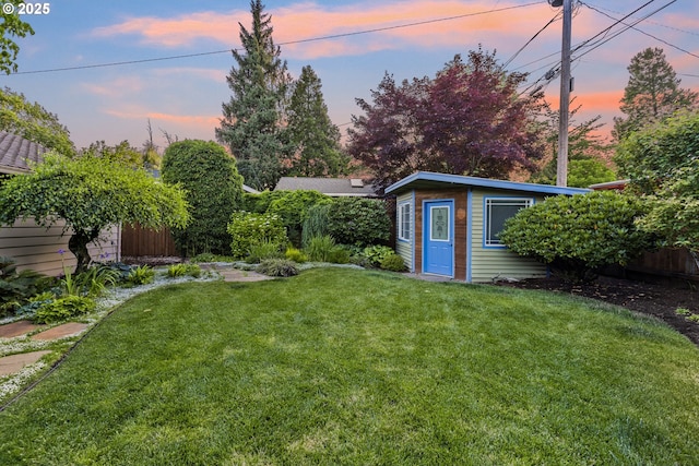 2691 Country Ln, Eugene, OR 97401 - view of yard with an outbuilding
