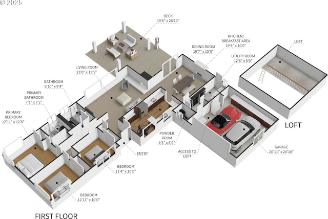 2691 Country Ln, Eugene, OR 97401 - view of floor plan / room layout