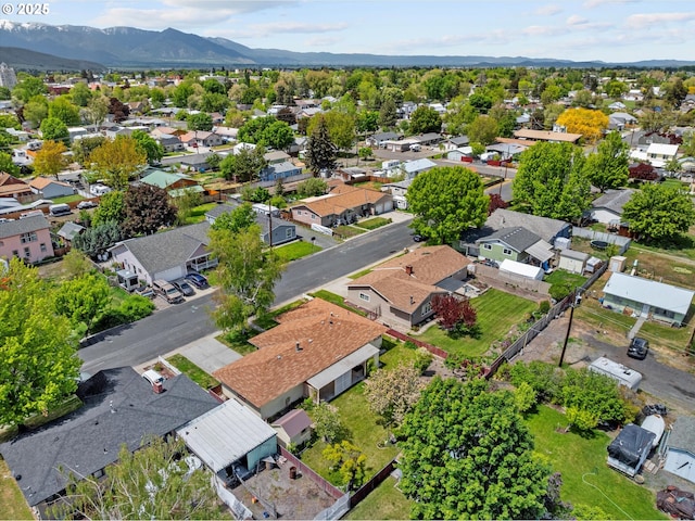 1550 Ash St, Baker City, OR 97814 - aerial perspective of suburban area with mountains