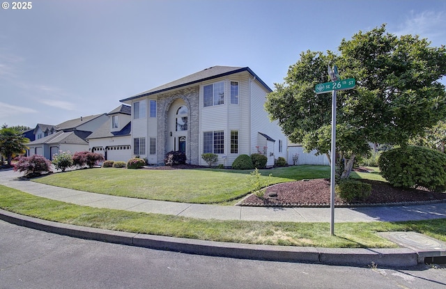 13107 SE 26th St, Vancouver, WA 98683 - view of front of property featuring a front lawn
