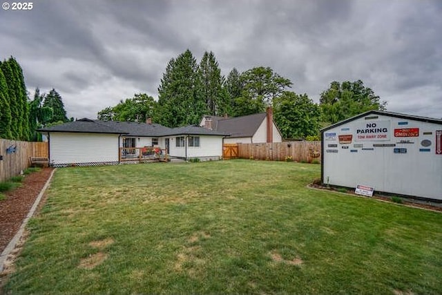2919 SE 3rd Ave, Camas, WA 98607 - fenced backyard with a deck
