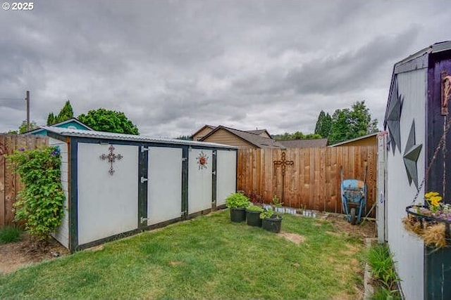 2919 SE 3rd Ave, Camas, WA 98607 - fenced backyard with a storage unit