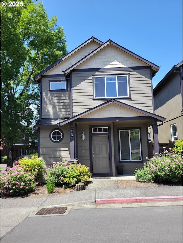 667 SE 5th Ave, Hillsboro, OR 97123 - view of front of house featuring covered porch