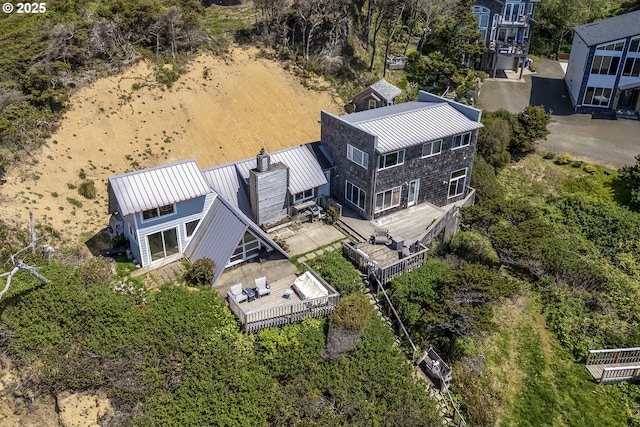 aerial view of property and surrounding area