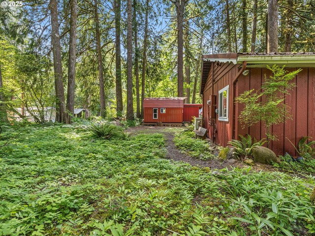 26647 E Welches Rd, Welches, OR 97067 - view of yard featuring a storage unit