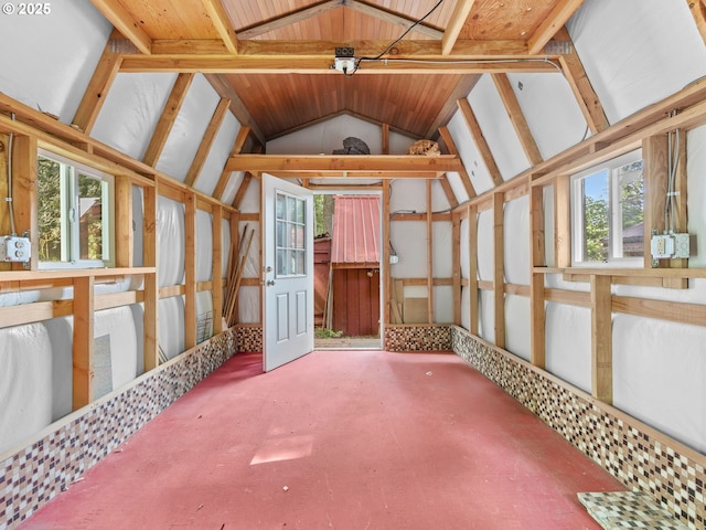 26647 E Welches Rd, Welches, OR 97067 - unfurnished sunroom with vaulted ceiling